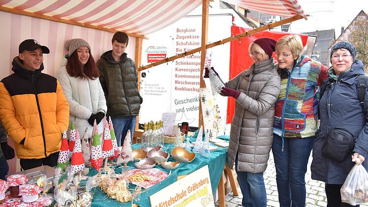 Die Mittelschule ist vertreten. Foto: Petra Malbrich