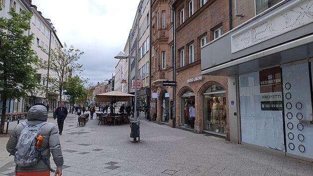 Gasaustritt in der Breiten Gasse in N&uuml;rnberg
