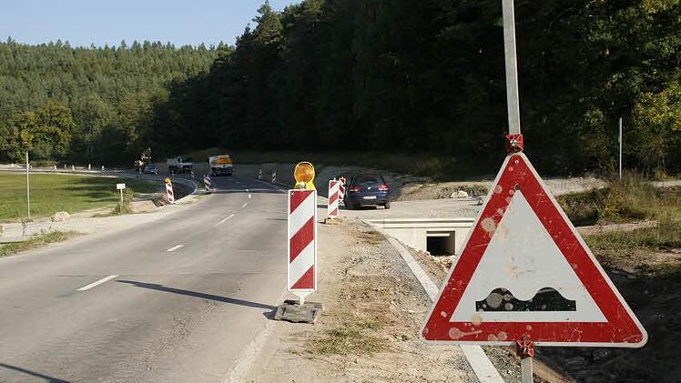 Wesentlich stärker als gedacht wurde die Staatsstraße Tretzendorf-Unterschleichach durch den Einbau der Amphibienleitsysteme beschädigt. Ursprünglich war geplant, abschließend die Fahrbahn zu erneuern. An einigen Stellen muss jetzt allerdings die Straße komplett neu aufgebaut werden. Der Straßenbau soll Ende Oktober beginnen, informierte das Straßenbauamt den Gemeinderat Oberaurach. Foto: Sabine Weinbeer