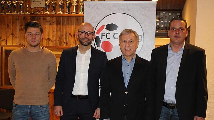 Der neue Vorstand des FCC (von links) mit Sebastian Hammerschmidt (Schriftführer), Alexander Pietsch (Stellvertretender Vorsitzender), Wolfgang Gremmelmaier (Erster Vorsitzender) und Marcus Seiler (Schatzmeister). Foto: privat