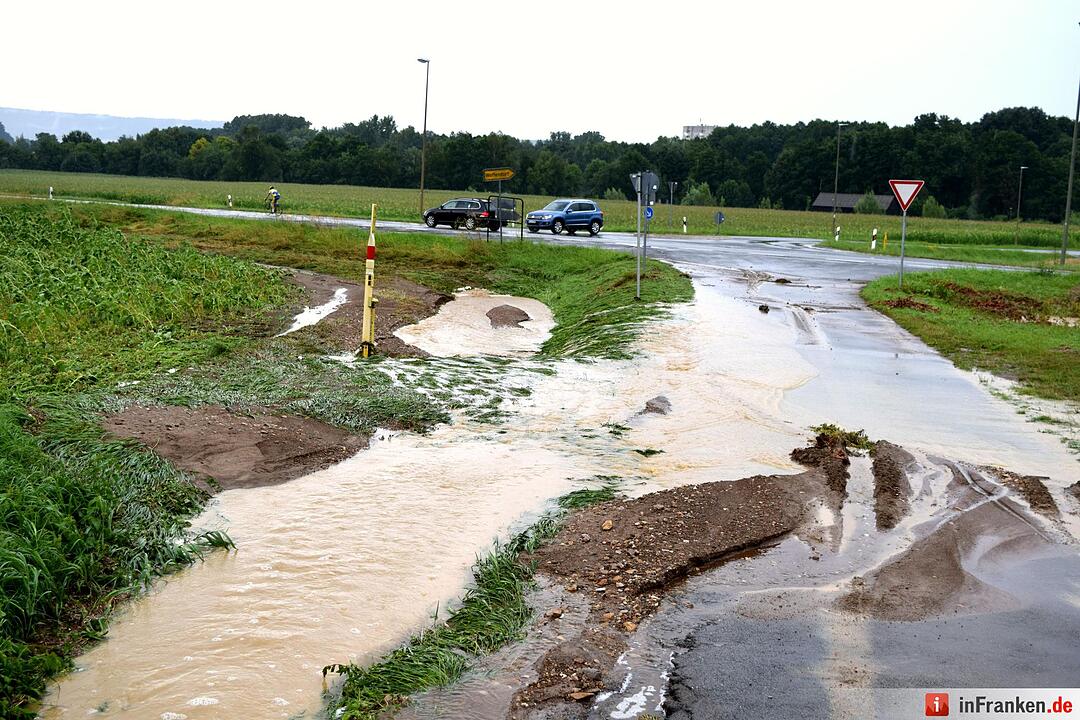 Hochwasser Landkreis Lichtenfels 26. Juli 2016