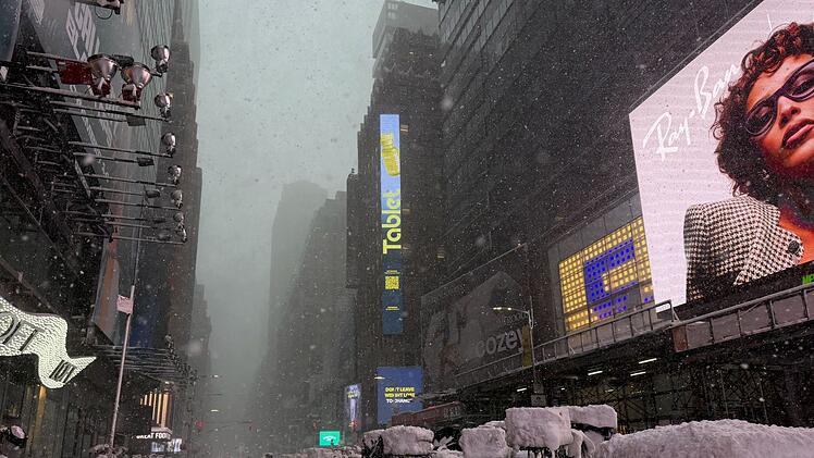 Winterwetter in New York
