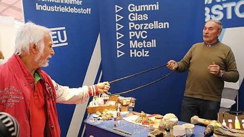 Hält der Superklebstoff? Foto: Barbara Herbst