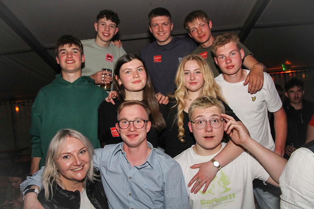 Die Partyband "highline" sorgte f&uuml;r gute Stimmung.