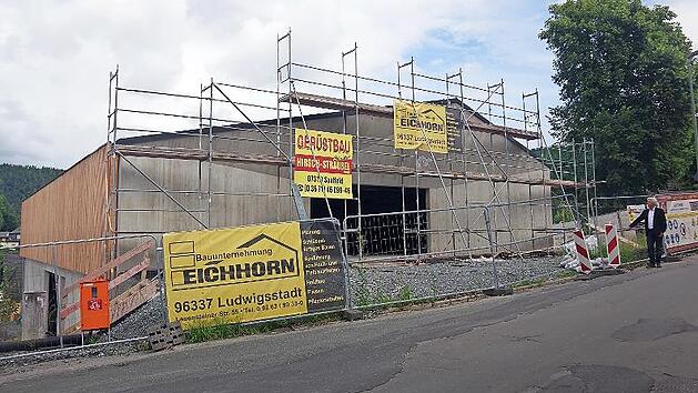 Die Parkscheune in Lauenstein war das gr&ouml;&szlig;te Projekt der Stadt Ludwigsstadt im Haushaltsjahr 2021 .