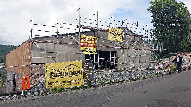 Die Parkscheune in Lauenstein war das größte Projekt der Stadt Ludwigsstadt im Haushaltsjahr 2021 .