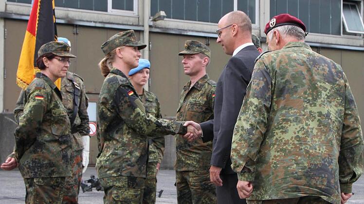 Impressionen vom Gelöbnis ziviler Mitarbeiter in der Rhön-Kaserne Wildflecken (23. Juli 2015) Foto: Ulrike Müller