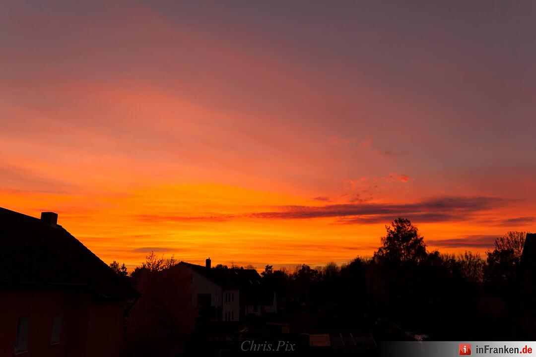 Abendrot vom 8.11.2015 - Die Bilder unserer Leser