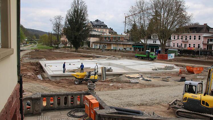Baustelle am Rosengarten. Foto: Ralf Ruppert