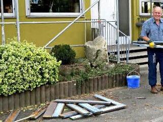 Vorsitzender Lorenz Galster packt selbst mit an. Foto: Johanna Blum