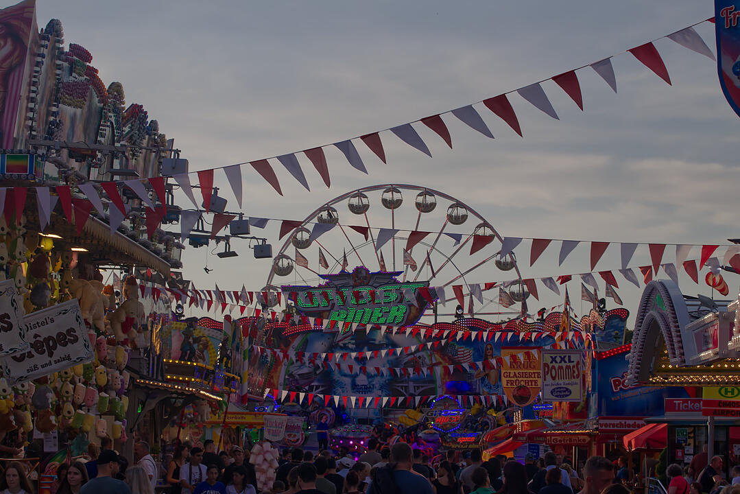 Das Herbstfest ist eröffnet.