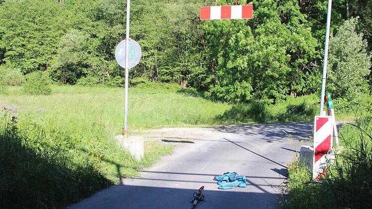 Blick auf die Havarie-Stelle  Foto: Friedwald Schedel
