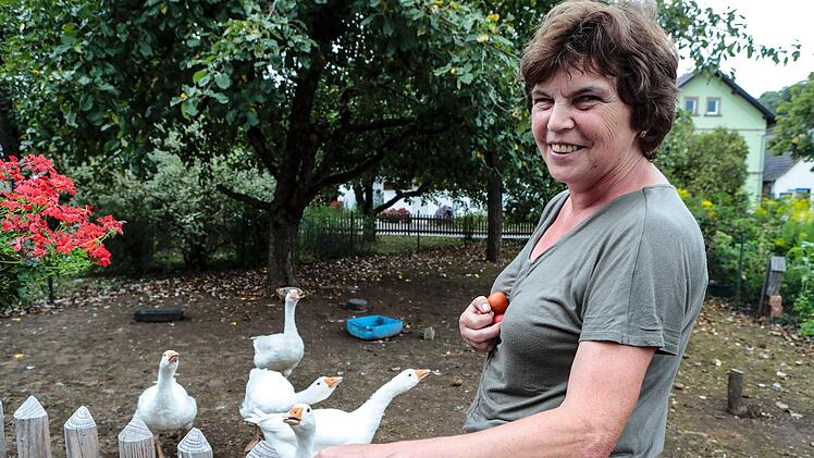 Im Gänsemarsch bei Marianne