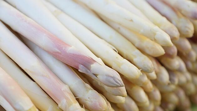 Eine Ursache: Spargel wird "vio", weil UV-Licht zur Stange durchdringt und die Photosynthese einsetzt.  Sarah Dann