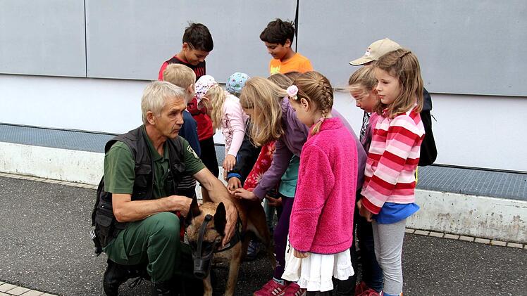 Hündin Leika ließ sich bereitwillig streicheln.