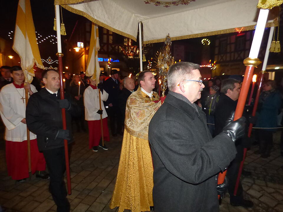Lichterprozession in Pottenstein 2019