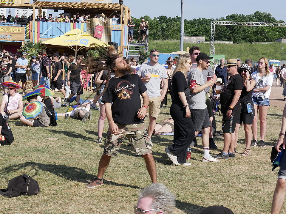 Bestes Wetter und super Stimmung am ersten RIP Tag.