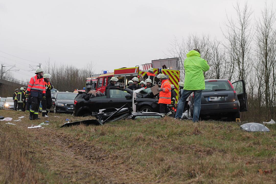 Schwerer Verkehrsunfall in Karlstadt