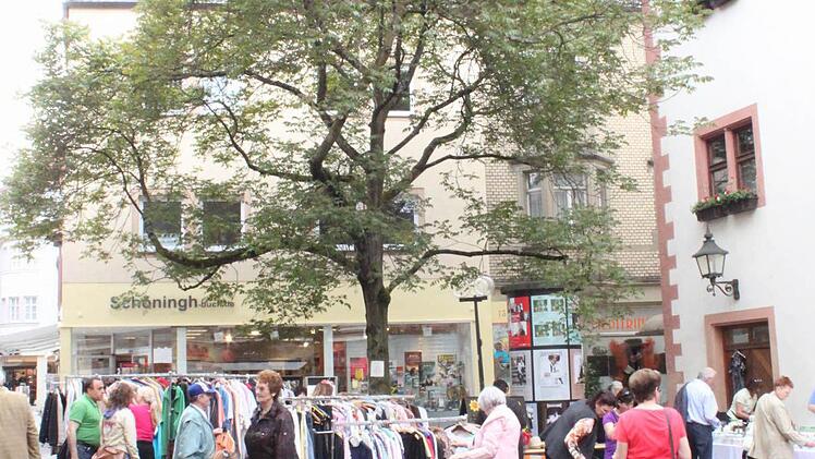 Fällt: Der Götterbaum neben dem Alten Rathaus.