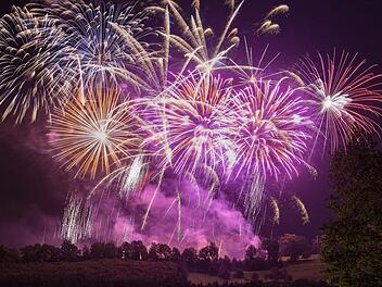 Das Bild hat unser Leser Michael Eberth vom Feuerwerk gemacht.