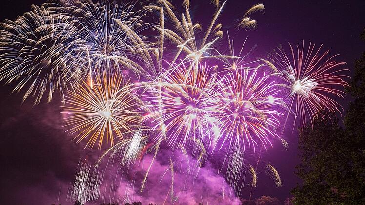 Das Bild hat unser Leser Michael Eberth vom Feuerwerk gemacht.