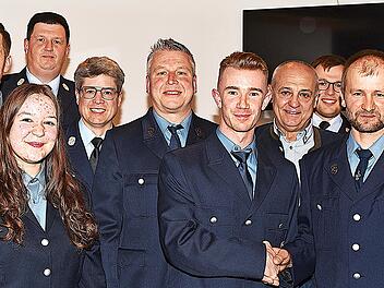 Die F&uuml;hrungsmannschaft der FFW Spiesberg.