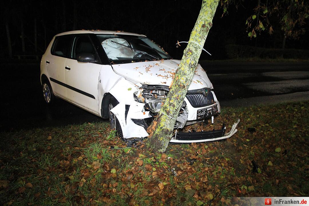 Unfall in Lichtenfels - zwei Mal Totalschaden