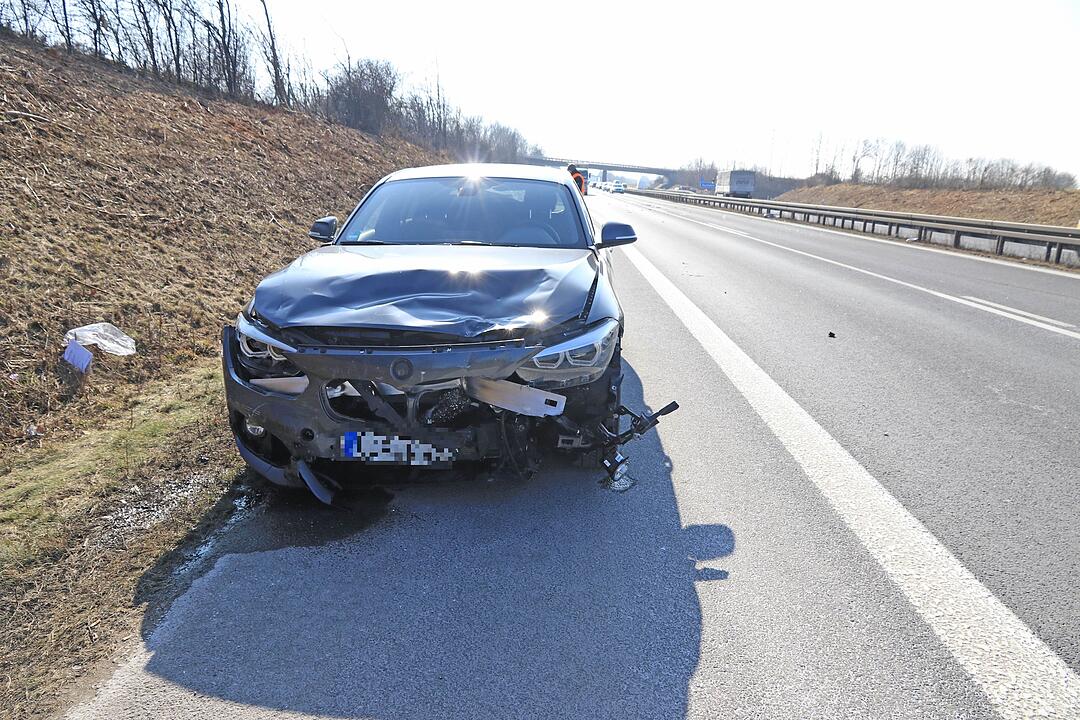 BMW kracht in Seat - Unfall auf der A73 bei Bad Staffelstein