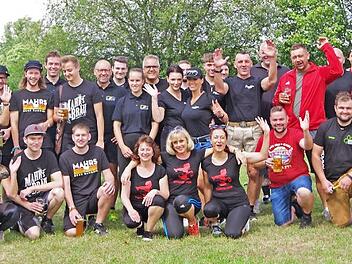 Hoffnungsvoll waren alle Mannschaften vor dem Start der Summer-Games in Trainau. Foto: Werner Knoth