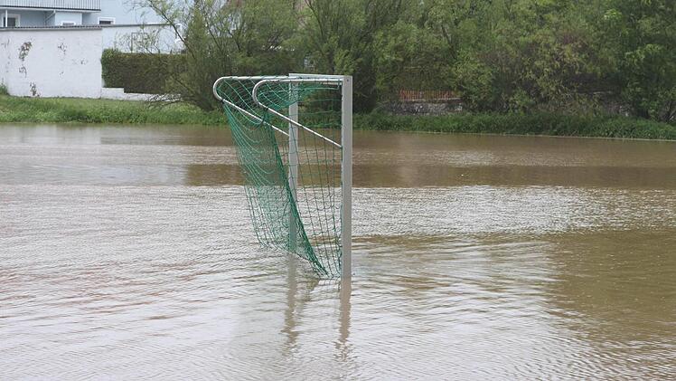 Hochwasser im Landkreis Ansbach. Foto: News5 / Haag