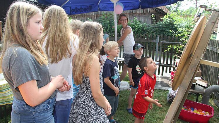 Auch die Jugend kam beim großen Jubiläum der Dorfhalle auf ihre Kosten.