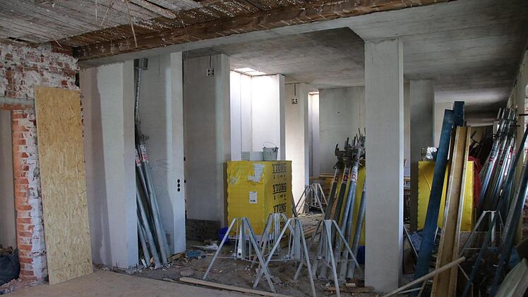 Eindrücke von der Baustelle für das neue Behördenzentrum. Foto: Ralf Ruppert