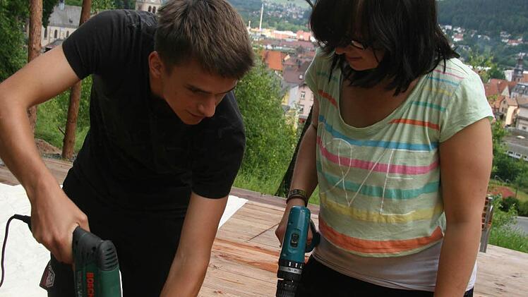 So, das Brett sitzt.