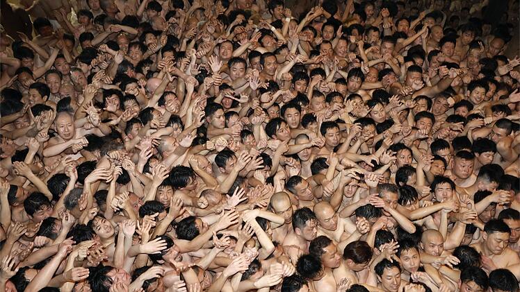 Letztes &laquo;Naked Man Festival&raquo; in Japan
