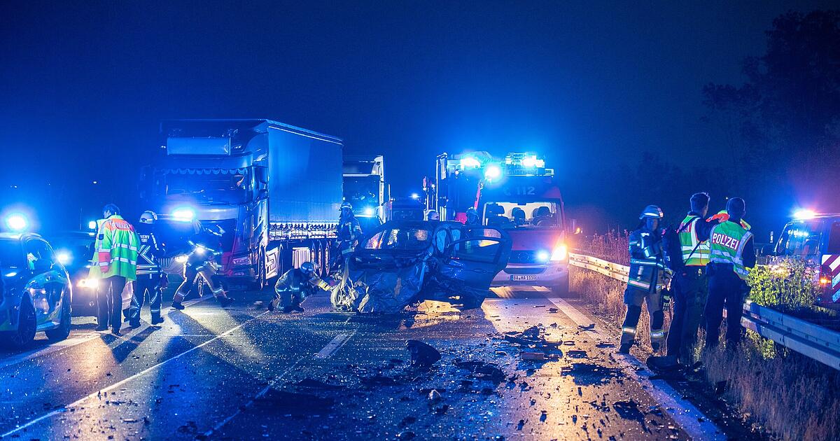 Kreis Bamberg: Heftiger Geisterfahrer-Unfall auf A70 - Verdacht auf ...