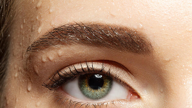 Augen, Schwitzen