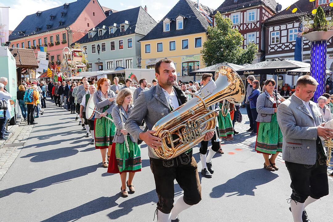 Korbmarkt in Lichtenfels am Samstag