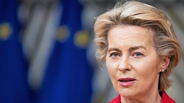 Ursula von der Leyen, Pr&auml;sidentin der Europ&auml;ischen Kommission Foto: Etienne Ansotte, dpa