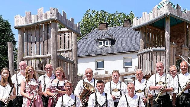 Die Musiker der Original Reichenbacher Blasmusik freuen sich auf das Konzert.