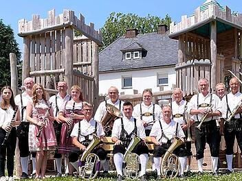 Die Musiker der Original Reichenbacher Blasmusik freuen sich auf das Konzert.