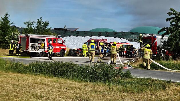 Feuer bei Biogasanlage Kairlindach