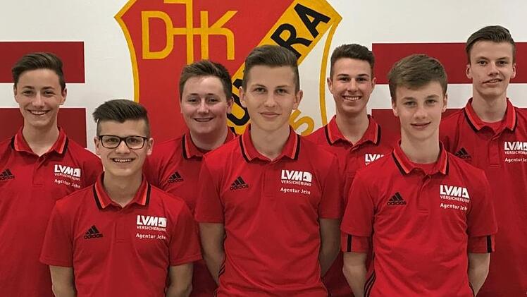 Der neue Jugendvorstand (von links): Leon Vogler, Matteo Rölling, Luca Vogler, Lukas Morshäuser, Jonas Schmitt, Claudius Ebert und Tim Weimann.  Foto: Oswald Türbl