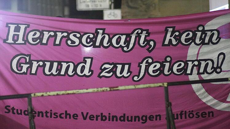 Protest gegen den CC am Coburger GräfsblockFoto: Jochen Berger