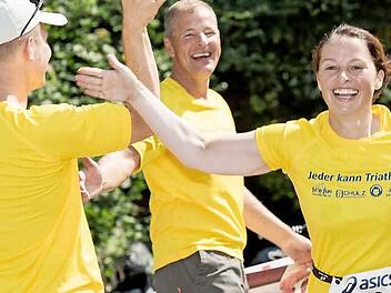 Mission erfüllt: BR-Redakteurin Dagmar Besand,verbindet mit "Jeder kann Triathlon" sehr motiverende Erlebnisse. Nach dem großen Erfolg im vergangenen Jahr gibt es heuer eine Neuauflage von "Jeder kann Triathlon".  Foto: Foto: Archiv/Barbara Herbst