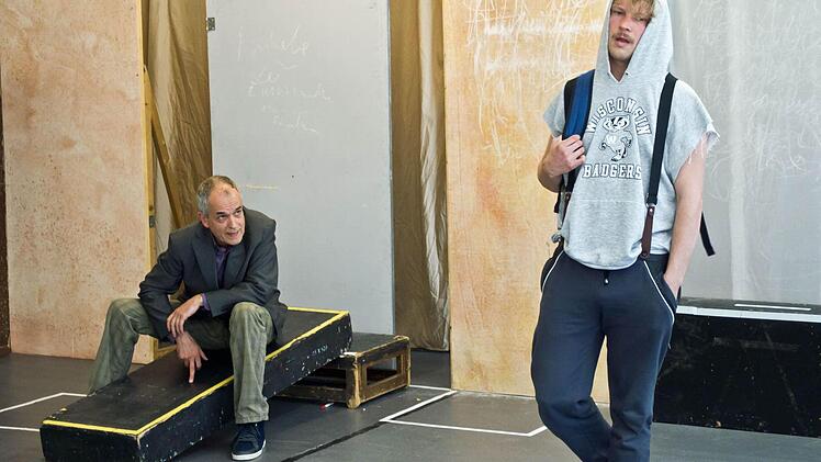 Probenszene zu Ruth Johanna Benraths Schauspiel "Klassenkämpfe"Foto: Jochen Berger