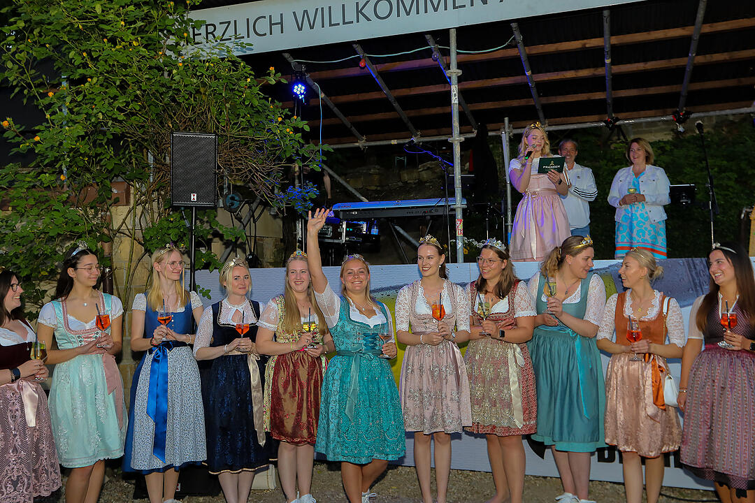 Die Fränkischen Weinprinzessinnen waren zu Gast!