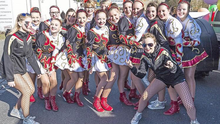 Die Showtanzgruppe in Action.