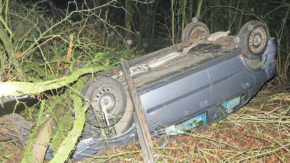 Die Bergung des Wagens nahm einige Zeit in Anspruch.