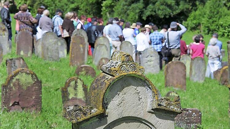 Der jüdische Friedhof in Pfaffenhausen. Fotos: Gerd Schaar