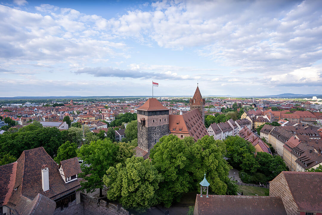 Nürnberg erstrahlte in BLAU.